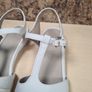 womens ECCO Touch 25 T strap sandals open toe ankle strap grey leather  Size UK 6.5 - 7 EU 40 Image 5