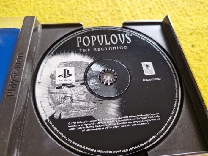 Populous The Beginning PlayStation1 Ps1 PlayStation2 Ps2 games Original
