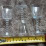 three nice vintage cordial glasses Image 2