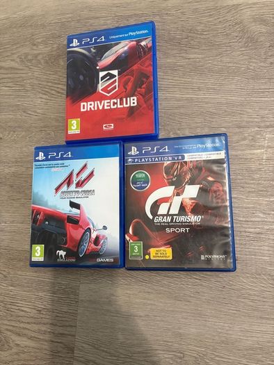 Ps4 Car Racing Bundle Assetto corsa Drive club  Gran turismo