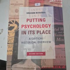 putting psychology in its place