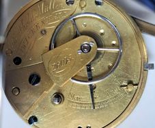 Silver Fusee Lever Pocket Watch - Berthold Muller,Twickenham - London 1873c