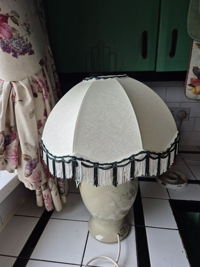 New old Stock Denby Stoneware 1980s certified Table lamp by Denby handthrown by David Williams Midcentury new used