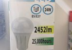 24W Led BC Bulbs 2452 Lumen White Light
