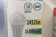24W Led BC Bulbs 2452 Lumen White Light