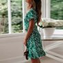 Women boho floral print dress Image 2