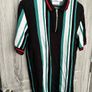 Topman Stripe Zip Polo - Large Image 6