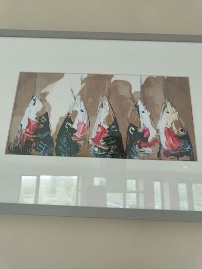 Fish paintings 63cm w x 43 h