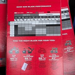 milwaukee bandsaw blades