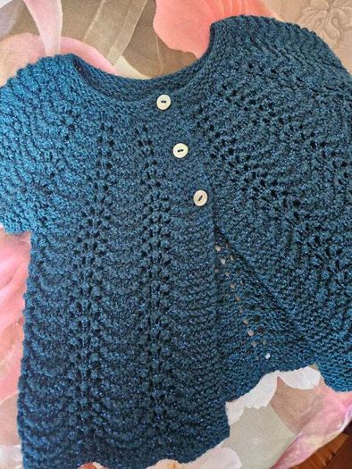 Girls Hand Made Bolero 7-8 Years