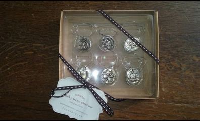 Tabletop Lucky Wine Charms Assortment of Six