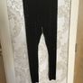 Black Velvet Leggings Size 12 Image 2