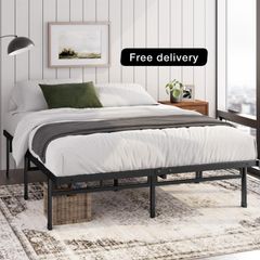 Double Bed frame  Bed 135 x 190cm 36cm Height