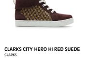 Clarks hi top trainer 13 G UK 32 EURO NEW