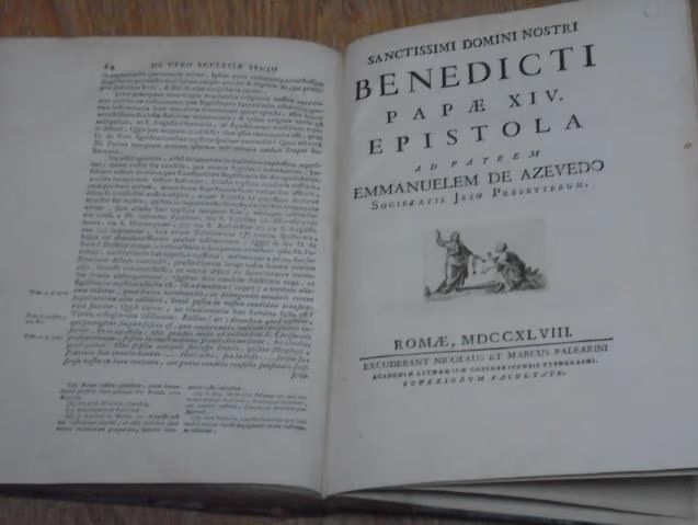 A Collection Eighteenth Century Apostolic Letters by Pope Benedict XIV  Catholic Church