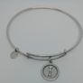 Chrysalis Rhodium Plated Silver Expandable Initial 'I' Bangle New Without Tags CAN POST Image 2