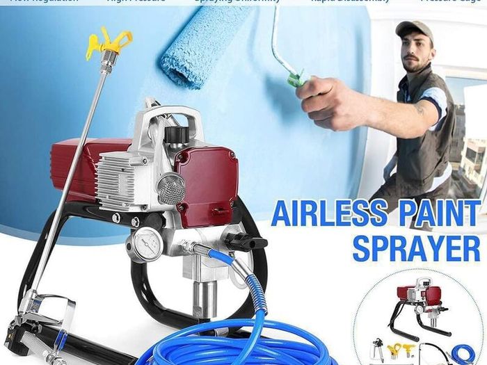 1800W Pro Airless Wall Paint Sprayer Electric Sprayer Gun Adjustable Spray Pressure Wall Paint Spraying Machine