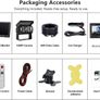 1080P Reversing Camera Kit with 7-Inch HD Monitor, IP68 Waterproof Night Vision Camera, Parking Sensors & 15m Cable for Van, Truck, RV, Bus and Trailer Image 9