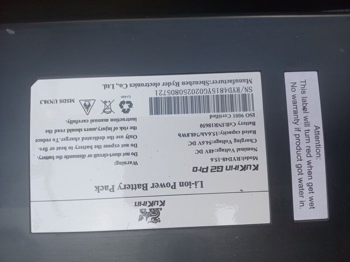 electric scooter battery G2 or G2 pro