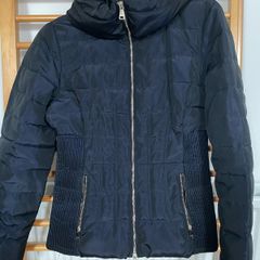 Guess Marciano navy jacket with gathered waist detail New