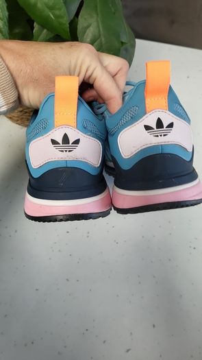 ADIDAS Women's  ZX700 blue mix trainers Sz 8 UK - RRP 149