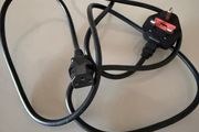 Standard black AC power cable.