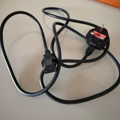 Standard black AC power cable.