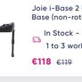 Joie i snug 2 car seat with isofix base Image 2