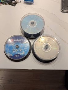DVD+R and CD-R brand new