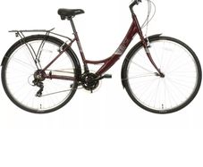 Ladies Purple Hybrid Bicycle