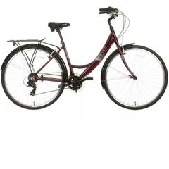 Ladies Purple Hybrid Bicycle
