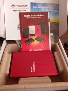 Transcend TS0GSJ25R-S 2.5" Red SATA USB 2.0 External Enclosure