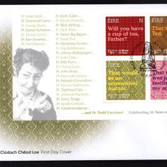 2020 Ireland The 25th Anniversary of the Father Ted Television Series Commemorative Stamps Miniature Sheet An Post First Day Cover (FDC)