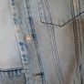 River Island Denim and Faux Leather Jacket Size 10 Image 5
