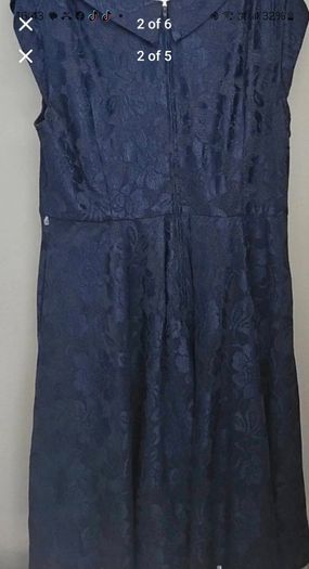 Navy Blue Jolie Moi Dress Size 16