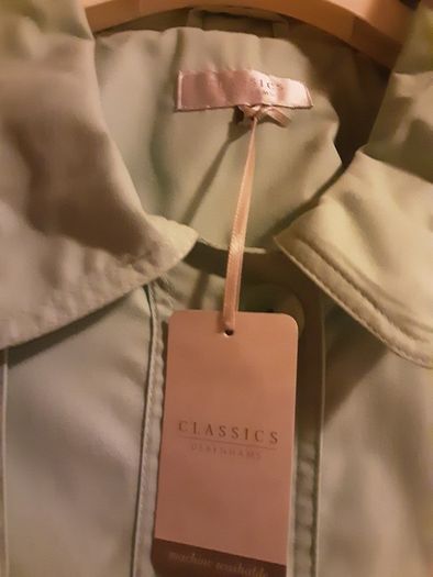 Hooded Jacket from Debenhams   Size: 20 UK .. 48 EU  ..  Colour: Pastel Green/Final Price Drop