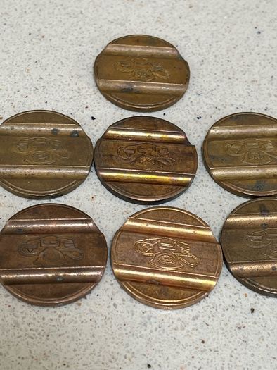 Telephone Token Italian lot of 7