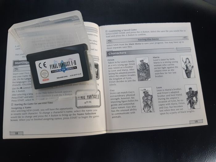 FINAL FANTASY 1 & 2 DAWN OF SOULS - Game Boy Advance - GBA - NEUF