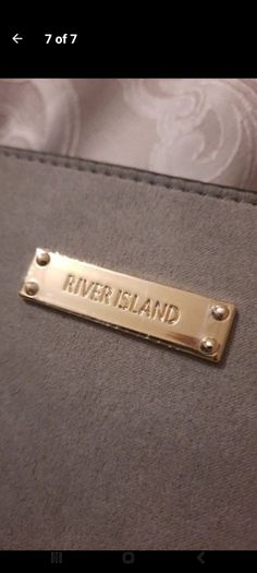 Grey river island handbag