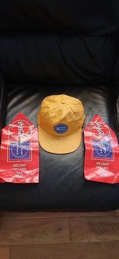 Authentic autographed 1998 Tour de France cap