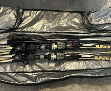 Volkl Energy Ski Package Tecnica Boots UK 8, Skis, 3 Poles and Bag