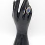 925 Vintage Sterling Silver Marquise Kyanite Ring Image 10