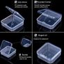 61pcs Transparent Plastic Storage Organizer Set - Large Box with 30 Small Boxes Image 5