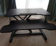 Monitor desk stand adjustable height, standing desk Fitueyes 64 cm