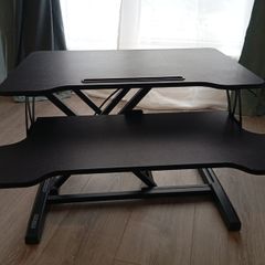 Monitor desk stand adjustable height, standing desk Fitueyes 64 cm