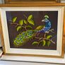 Framed Peacock Image 5