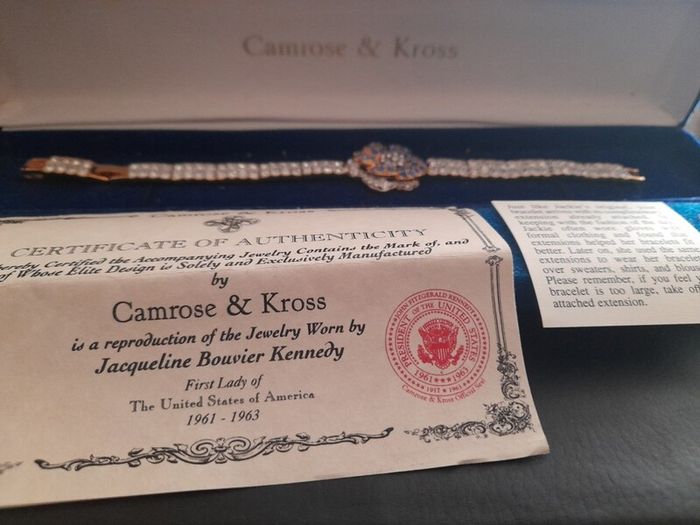 Costume Jewellery. Camrose & Kross reproduction of the jewellery worn by Jackie Kennedy