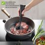 Brand New GEFU Whacker Manual Minced Meat Grinder Spatula Alternative - Black Image 3