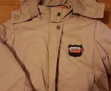 Age 5-6 Cream / Beige Jacket with hood