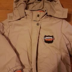 Age 5-6 Cream / Beige Jacket with hood